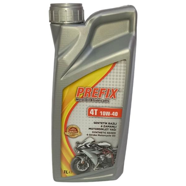 Моторное масло Prefix 4Т 10W-40 MOTORCYCLE 10W-40 1 л полусинтетическое photo 1