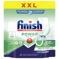 Таблетки FINISH Power 0% 55 tab таблетки / для удаления грязи