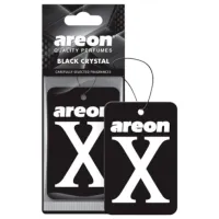 Ароматизатор для авто Areon Dry X Version Black Crystal/ на зеркале