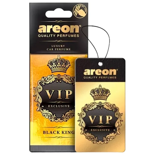 Ароматизатор для авто Areon VIP Black King/ на зеркале photo 1 Ароматизатор для авто Areon VIP Black King/ на зеркале photo 1