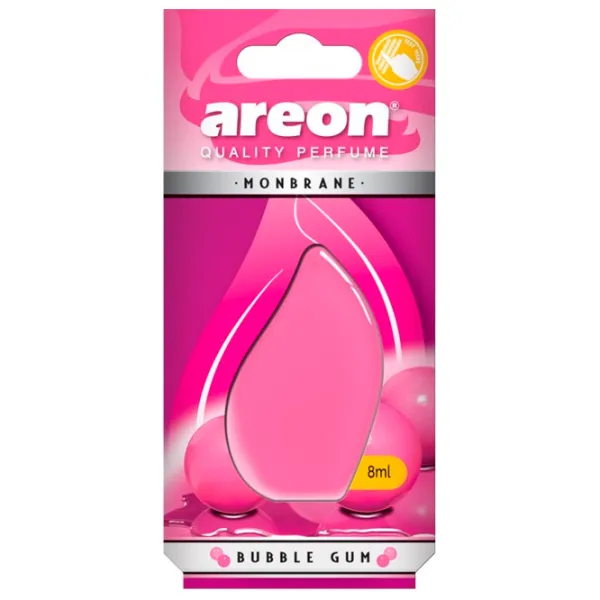 Ароматизатор для авто Areon Monbrane Bubble Gum/ 8 мл/ на зеркале photo 1 Ароматизатор для авто Areon Monbrane Bubble Gum/ 8 мл/ на зеркале photo 1