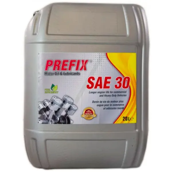 Моторное масло Prefix SAE-30 Diesel CC (М10Г2к) SAE-30 20 л минеральное photo 1