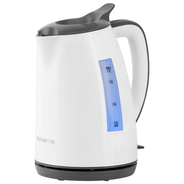 Электрочайник Polaris PWK1708C Water Way Pro 1.7л / Скрытый / Белый photo 1