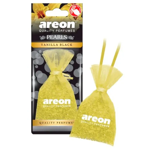 Ароматизатор для авто Areon Pearls Vanilla Black/ на зеркале photo 1 Ароматизатор для авто Areon Pearls Vanilla Black/ на зеркале photo 1