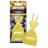 Ароматизатор для авто Areon Pearls Vanilla Black/ на зеркале