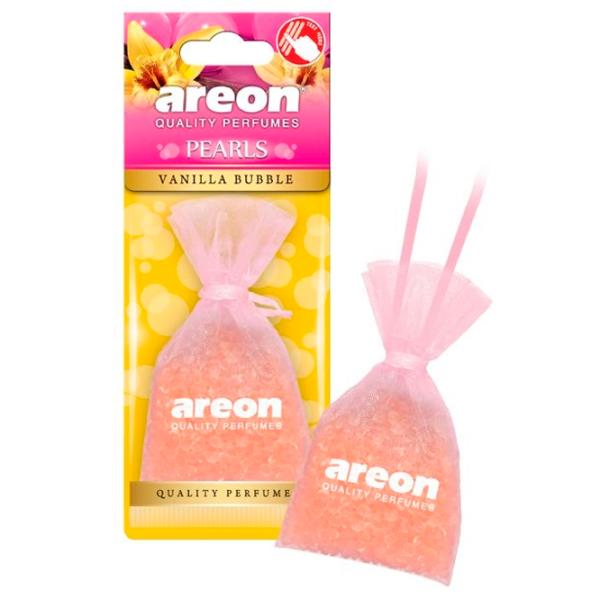 Aromatizator auto Areon Pearls Vanilla Bubble/ pe oglindă photo 1 Aromatizator auto Areon Pearls Vanilla Bubble/ pe oglindă photo 1