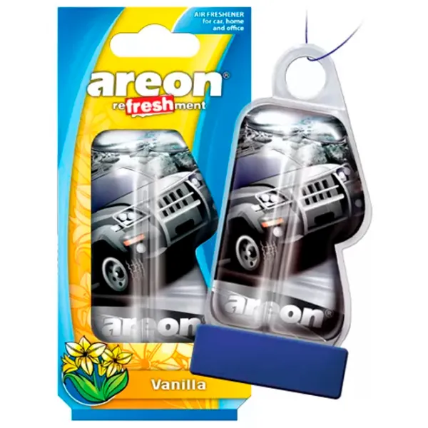 Ароматизатор для авто Areon Auto retail Vanilla/ 8.5 мл/ на зеркале photo 1 Ароматизатор для авто Areon Auto retail Vanilla/ 8.5 мл/ на зеркале photo 1