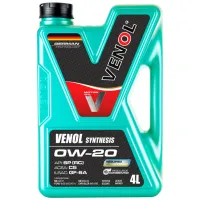 Моторное масло Venol Synthesis 0W-20 0W-20 4 л синтетическое