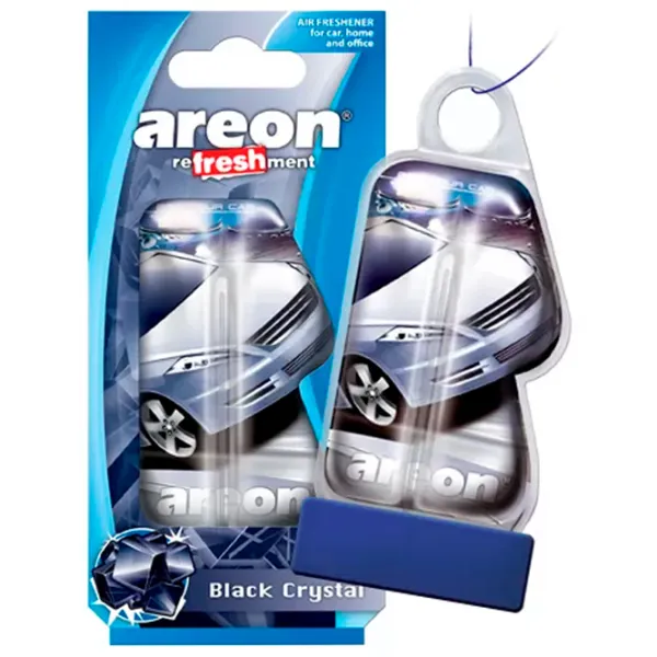 Ароматизатор для авто Areon Auto retail Black Crystal/ 8.5 мл/ на зеркале photo 1 Ароматизатор для авто Areon Auto retail Black Crystal/ 8.5 мл/ на зеркале photo 1