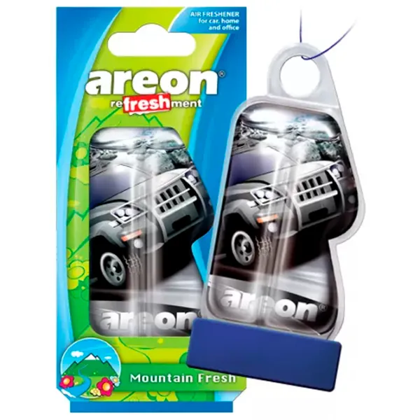 Ароматизатор для авто Areon Auto retail Mountain Fresh/ 8.5 мл/ на зеркале photo 1 Ароматизатор для авто Areon Auto retail Mountain Fresh/ 8.5 мл/ на зеркале photo 1
