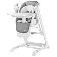 Scaun de masă Caretero Indigo (5498459) Transformer/ 6 luni / Gray 