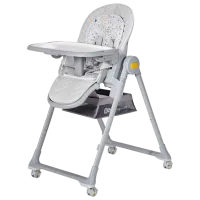 Стульчик для кормления KinderKraft Lastree (KHLAST00GRY0000) Трансформер/ 0 месяцев / Серый 