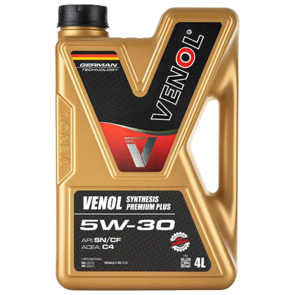 Ulei de motor Venol Synthetic Premium Plus Active DPF HC-EC 5W-30 4 l sintetic photo 1