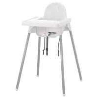 Scaun de masă Ikea Antilop (5290469) Clasic/ 6 luni / White 