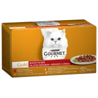 Корм для кошек влажный Purina Gourmet Gold Box 729211 24 x 85 г/ Курица, печень