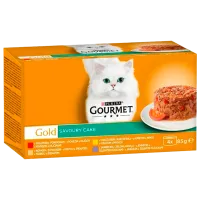 Корм для кошек влажный Purina Gourmet Gold Savoury Cake Box 72953 24 x 85 г/ Говядина, помидоры