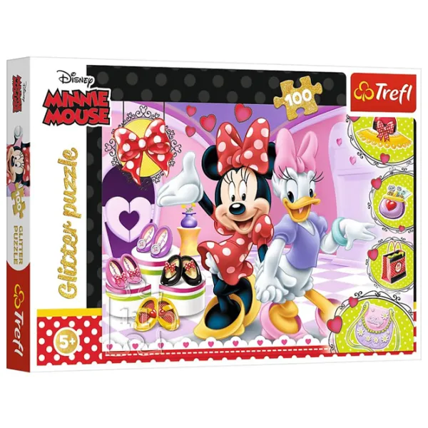 Пазл 2D Trefl Minnie and trinkets 3+/ Количество деталей: 100 photo 1