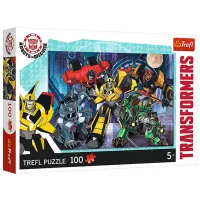 Пазл 2D Trefl Autobots team 5+/ Количество деталей: 100
