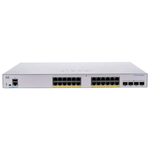 Коммутатор Cisco CBS350-24P-4G Белый photo 1