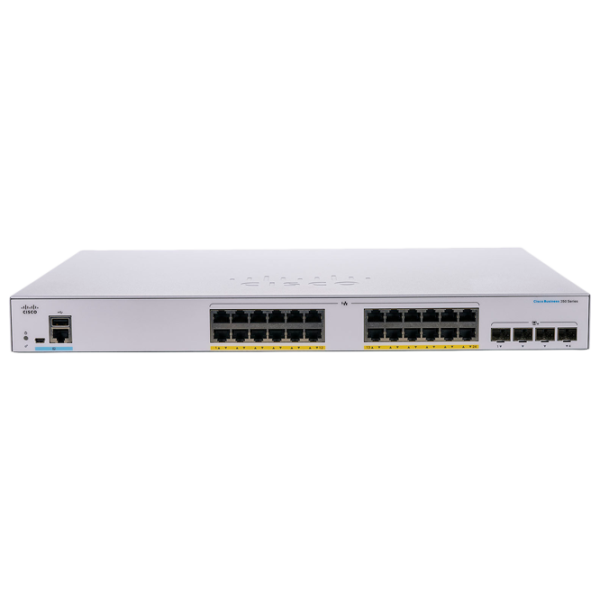 Коммутатор Cisco CBS350-24P-4G Белый photo 1