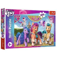 Пазл 2D Trefl Colorful friendship 5+/ Количество деталей: 100