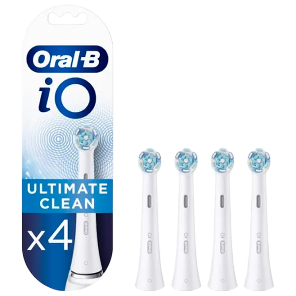 Rezervă pentru periuțe de dinți Braun iO Ultimate Clean Pentru maturi/ White photo 1