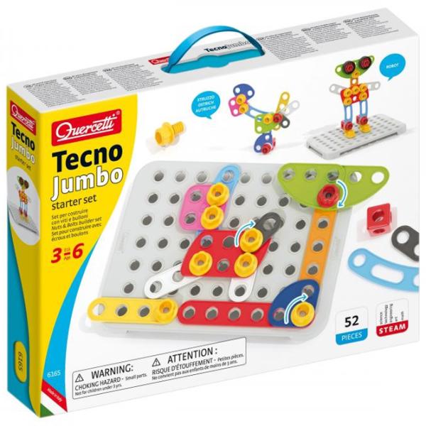 Конструктор Quercetti Techno Jumbo Starter Set Транспорт/ Разноцветный photo 1