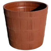 Кадка для вина Uniplast 15463 750 л 107 см/ Коричневый