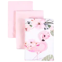 Детское постельное бельё Veres Flamingo Pink (2600000101714 ) Хлопок/ Розовый Белый