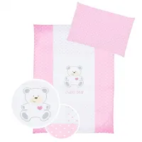 Детское постельное бельё Albero Mio Sweet Bear (C-5 H167) (5902605470835 ) Хлопок/ Розовый Белый