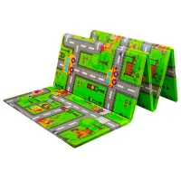 Игровой коврик Baby Mix Playto (8596164042014) 0+/ Трансформер/ Зелёный