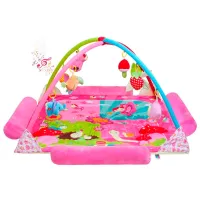Covoraş pentru joc Baby Mix Playto (8596164025383) 0+/ Transformer/ Pink