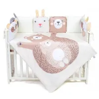 Детское постельное бельё Veres Zoo (216.23) (2600000091558 ) Хлопок , холлофайбер/ Бежевый Коричневый