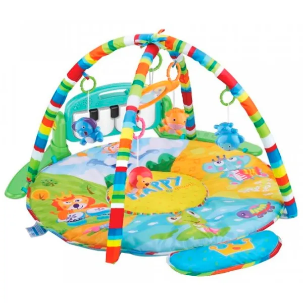 Игровой коврик Baby Mix Bayo Safari (8596164042601) 0+/ Трансформер/ Розовый photo 1