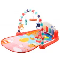 Covoraş pentru joc Chipolino Beach Time (3800931043698) 0+/ Transformer/ Red