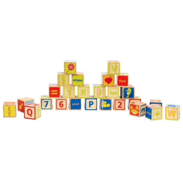 Развивающий набор Hape ABC Blocks E0419A 2+/ Разноцветный photo 1