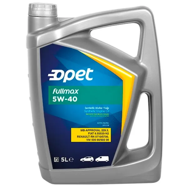Моторное масло Opet Fullmax 5W-40 5W-40 5 л синтетическое photo 1 Моторное масло Opet Fullmax 5W-40 5W-40 5 л синтетическое photo 1