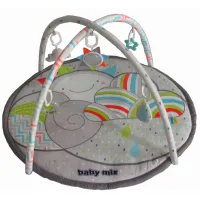 Игровой коврик Baby Mix Carousel (TK/ 3448PP-DA00) 0+/ Трансформер/ Серый