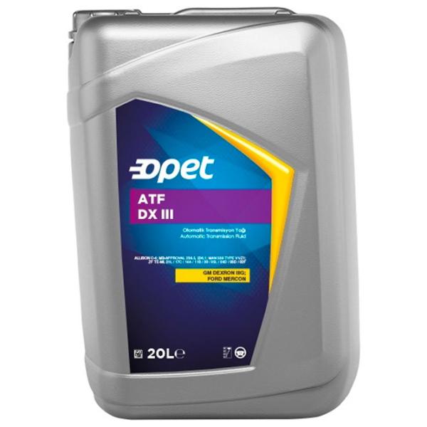 Трансмиссионное масло Opet ATF DX III 20 л/ полусинтетическое/ DEXRON III photo 1