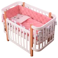 Детское постельное бельё Veres Velour Princess (2600000098458 ) Хлопок, холлофайбер, велюр/ Розовый Белый