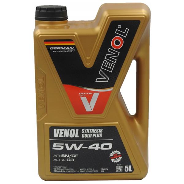 Ulei de motor Venol 5W-40 Synthesis Gold Active HC-EC 5W-40 5 l sintetic photo 1
