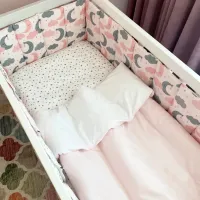 Lenjerie de pat pentru copii Veres Sleepy moon (2600000101578 ) Bumbac, silicon, sintepon/ Pink White