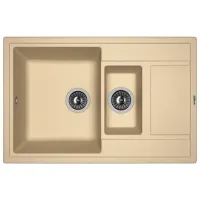 Chiuvetă Florentina Lipsi 780 K 78 x 51 / Piatră artificială / Cappucino