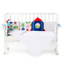 Детское постельное бельё Veres Pretty Aliens (2600000081450 ) Хлопок/ Белый Разноцветный