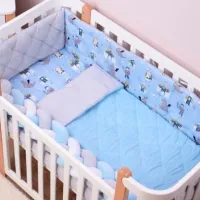 Lenjerie de pat pentru copii Veres Velour Brave (2600000098410 ) Bumbac, hollofayber, velur/ Blue Gray