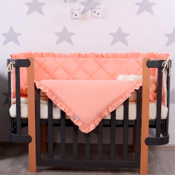 Lenjerie de pat pentru copii Veres Macaroon Peach (2600000096454 ) Bumbac, hollofayber, velur/ Orange Beige photo 1 Lenjerie de pat pentru copii Veres Macaroon Peach (2600000096454 ) Bumbac, hollofayber, velur/ Orange Beige photo 1