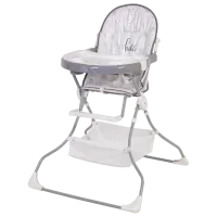 Стульчик для кормления Polini Kids 252 (0002354-03) Классический/ 6 месяцев / Серый 