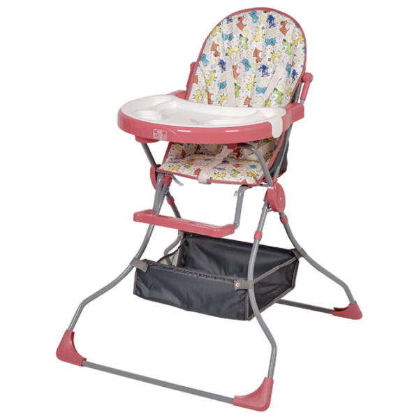 Стульчик для кормления Polini Kids 252 (0002230-02) Классический/ 6 месяцев / Розовый  photo 1