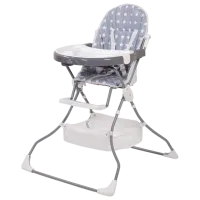 Стульчик для кормления Polini Kids 252 (0002135-16) Классический/ 6 месяцев / Серый 
