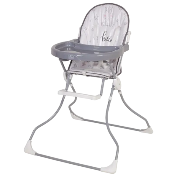 Стульчик для кормления Polini Kids 152 (0002352-03) Классический/ 6 месяцев / Серый  photo 1